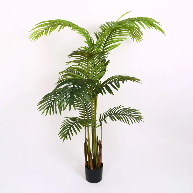 Verdiq Artificial Palm With Black Plastic Pot - 5 Feet media 6