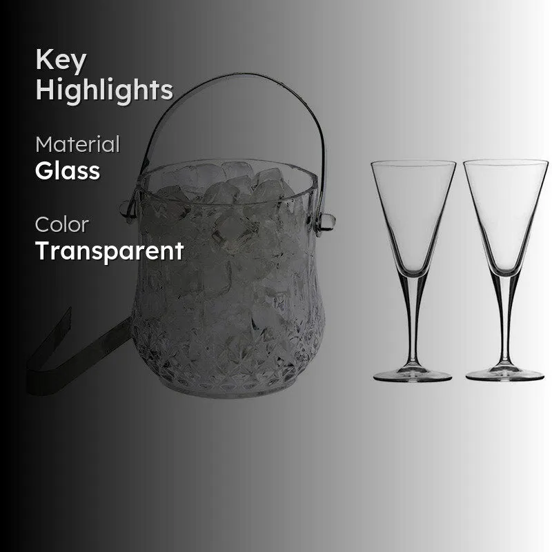 Koda 1000 MLIce Bucket With 150 ML Glass - Four Piece Set media 2