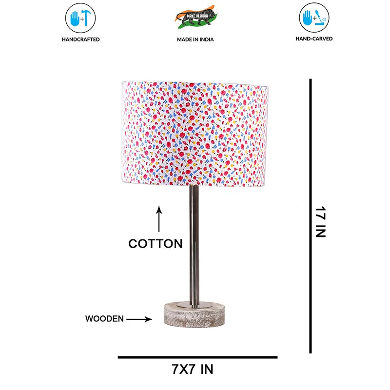 Fleura Rodin Wooden Table Lamp - Multicolor media 7