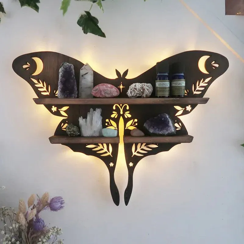 FlutterForm Butterfly Backlit Wall Shelf media 3