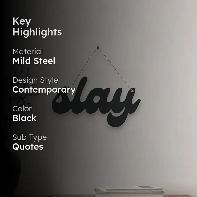 Slay Mild Steel Wall Accent media 2