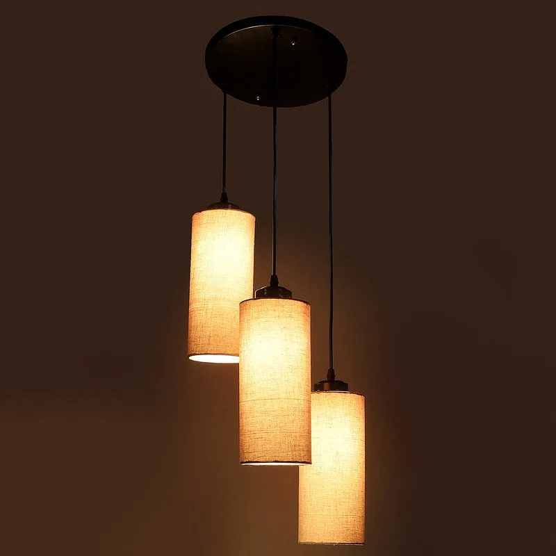 Glowspire Triple Metal Ceiling Lamp - Grey media 4