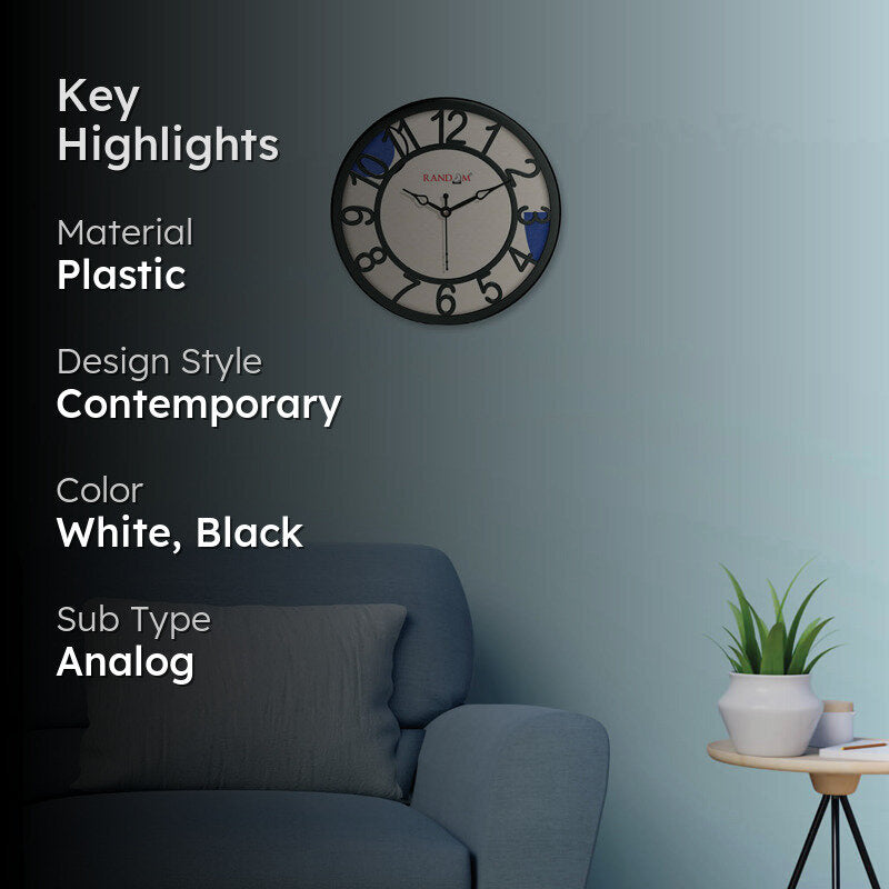 Govik Sweep Silent Wall Clock media 2