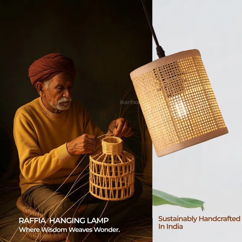 Jorinor Rattan Ceiling Lamp media 5