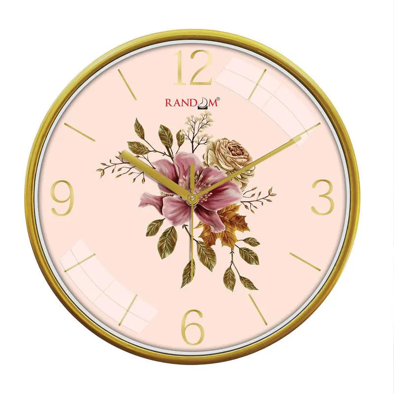 Leah Floral Wall Clock media 3