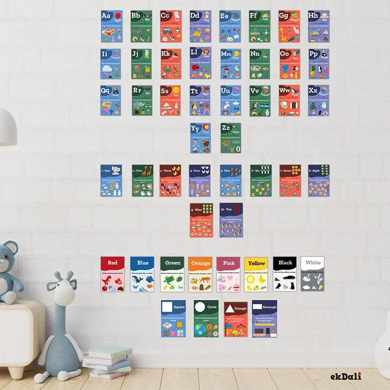 Learn & Play Wall Poster - Set of Forty Eight media 1