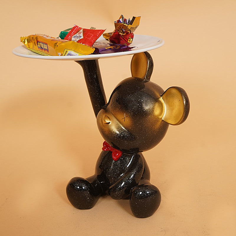 Adorable Black Monkey Holding Tray media 7