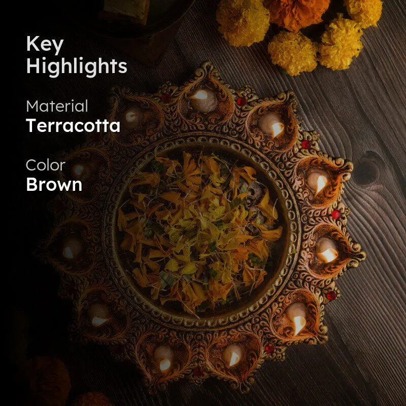 Deepanjali Terracotta Urli media 2