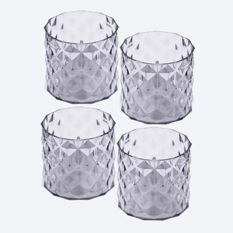 AuraLume Multi Choice Candle Holders (Grey) - Set Of Four media 6