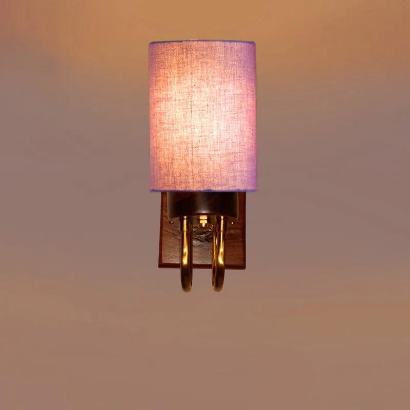 Gilded Arch Cotton Wall Lamp - White media 6