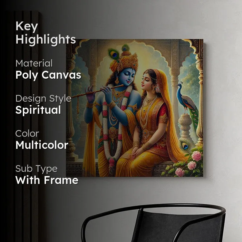 RadhaKrishn Wall Painting media 2