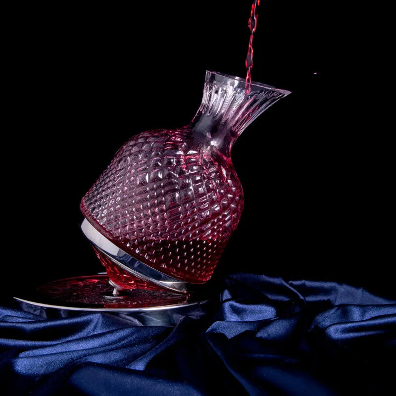 Sublimo Decanter & Glass (900 ML/250 ML) - Seven Piece Set media 5