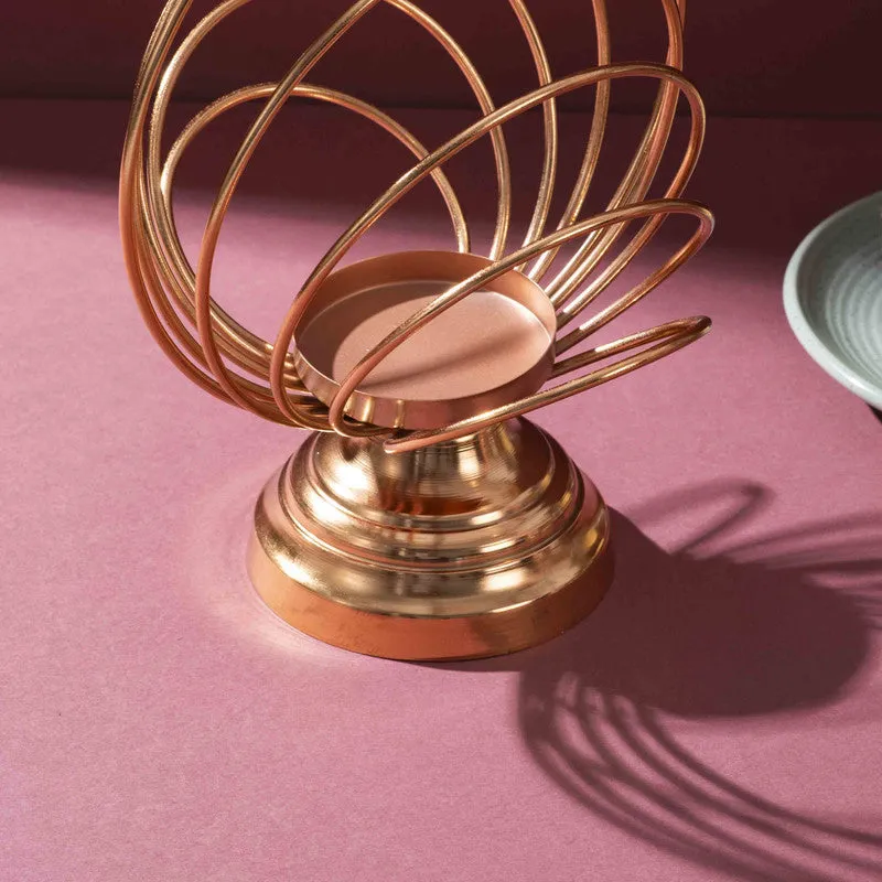 Cradle Neo Candle Holder - Gold media 7
