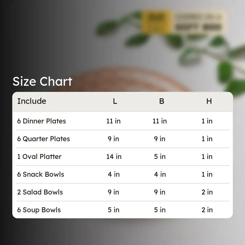 Angel Rope 24k Gold Brushed Porcelain Dinner Set - 33 Piece Set media 11