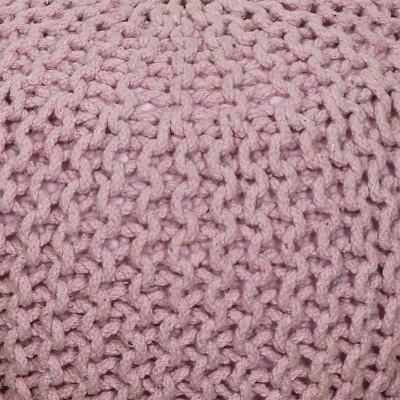Cuna Cotton Pouffe - Pink media 4