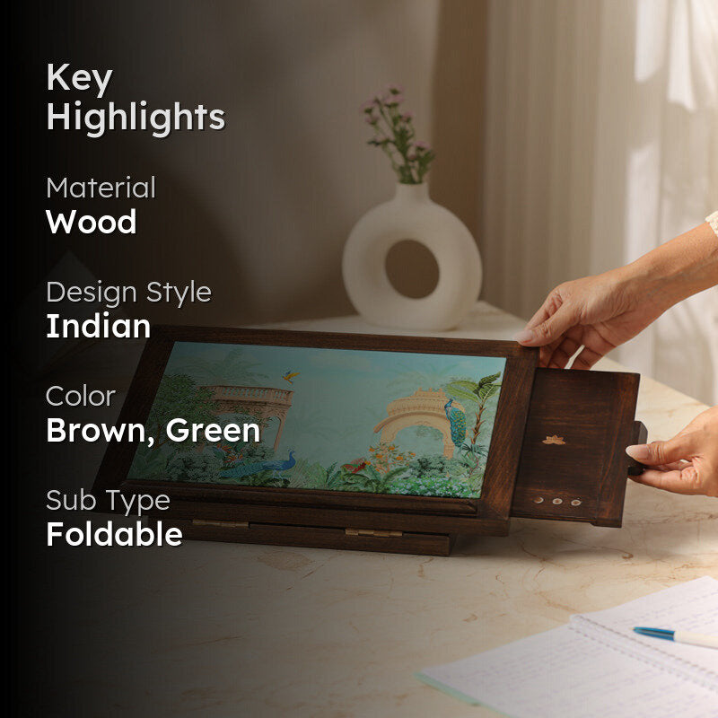 Mahal Wood Laptop Stand media 2