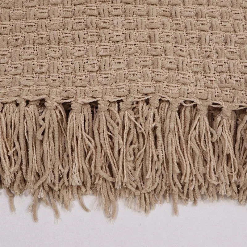 Cozy Loom Throw - Beige media 5