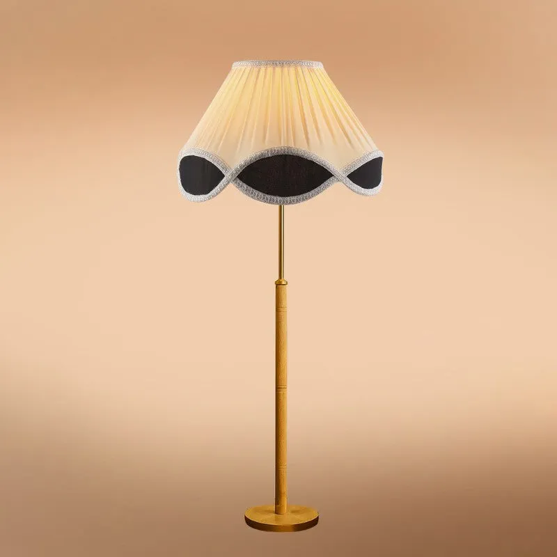 Halo Shine Wooden Floor Lamp - White media 6