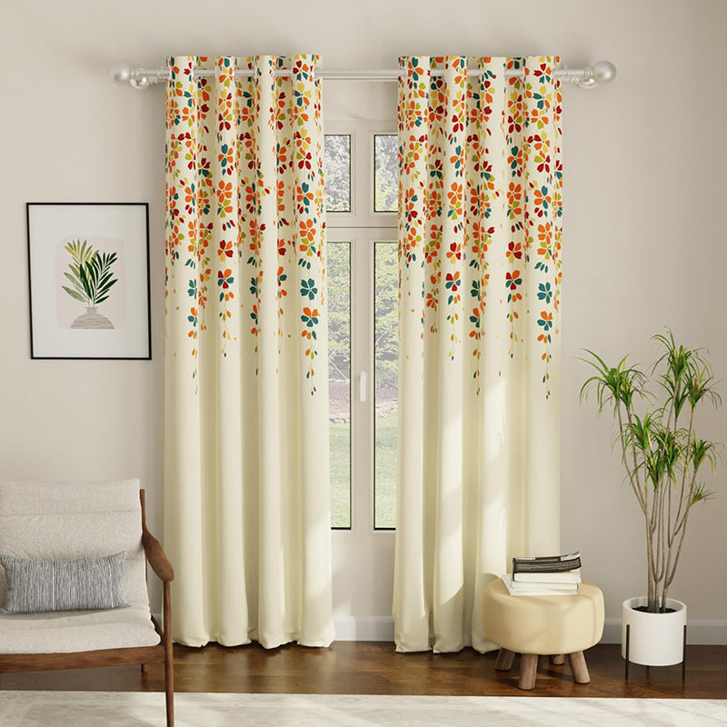 Urban Space Flaura Veil Blackout Curtain - Set Of Two media 2