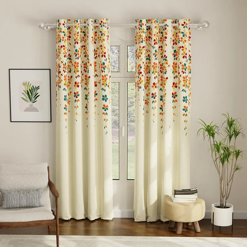 Urban Space Flaura Veil Blackout Curtain - Set Of Two media 2