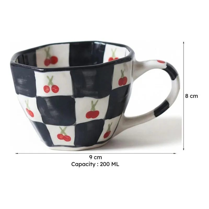 Cherry Ceramic Tea Cup (200 mL) media 6