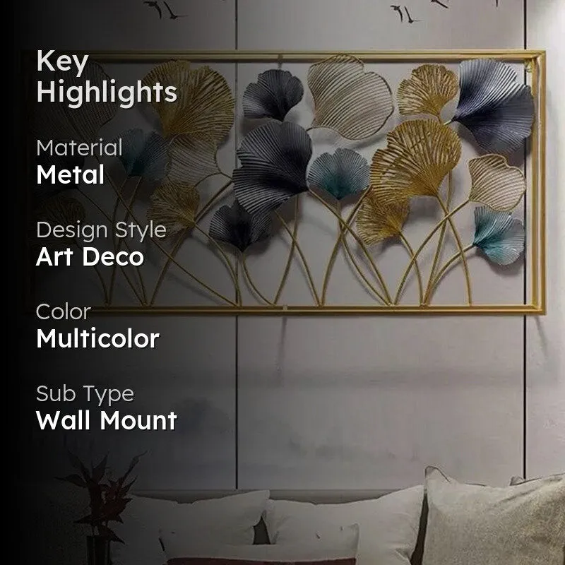 Chrome Cosmos Floral Metal Wall Accent media 2