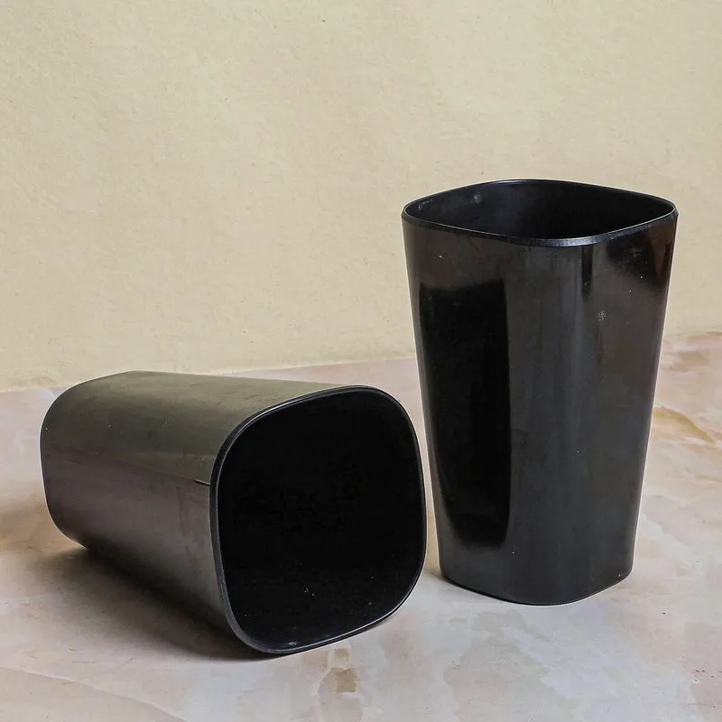 Clement Melamine Tumbler (Black/450 ml) - Set Of Two media 4