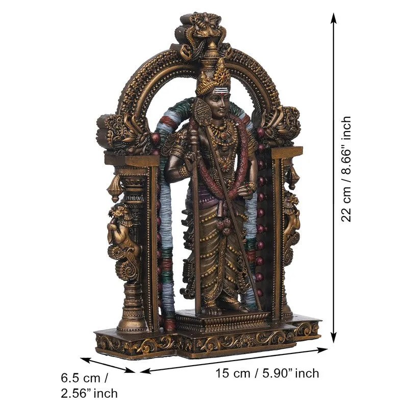 Vel Murugan Majesty Brass Idol - 11