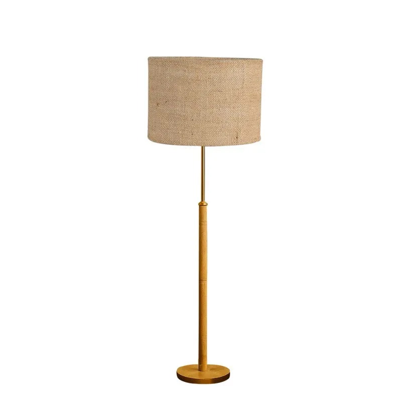 Zenith Glow Wooden Floor Lamp - Brown media 4