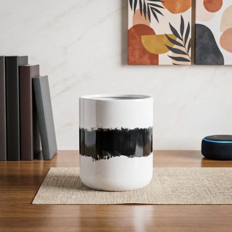 Ugaoo Meadow Mate Ceramic Planter - Black media 1