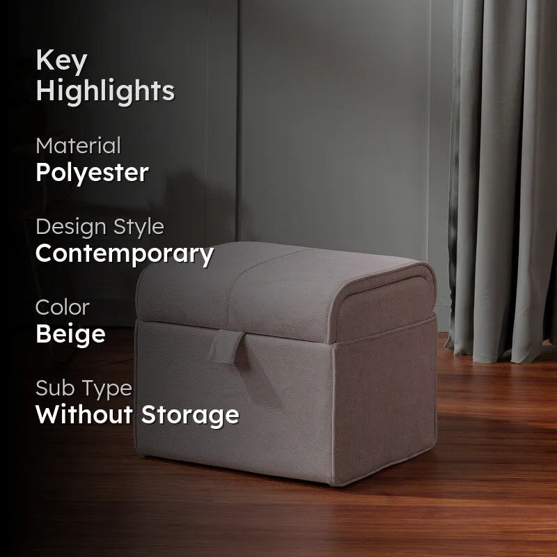 Dotty Polyster Ottomans - Beige media 2
