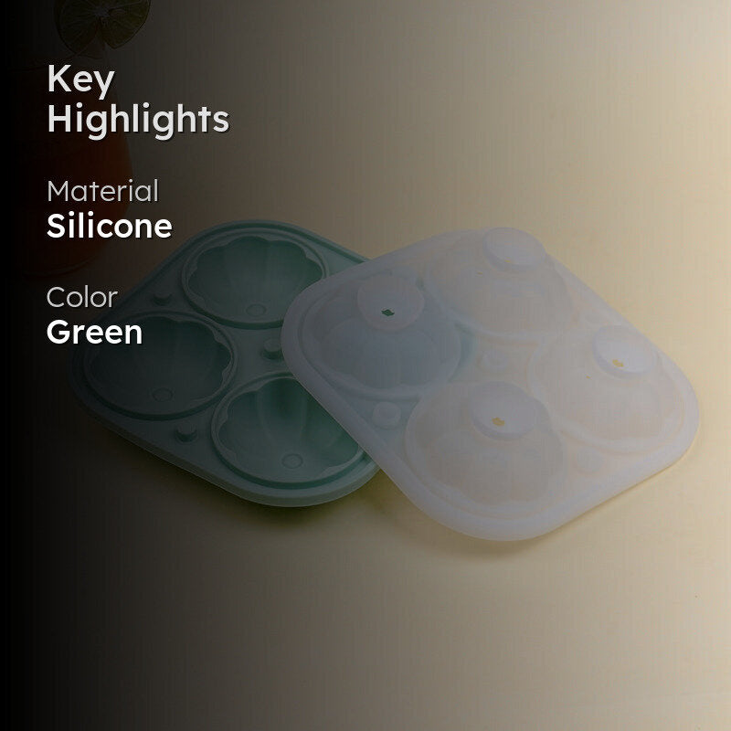 Chill Silicone 4-Cube Ice Mould - Green media 2