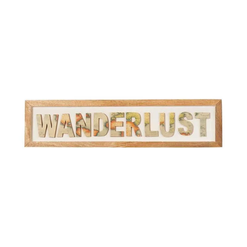 Wanderlust Wooden Wall Accent media 3