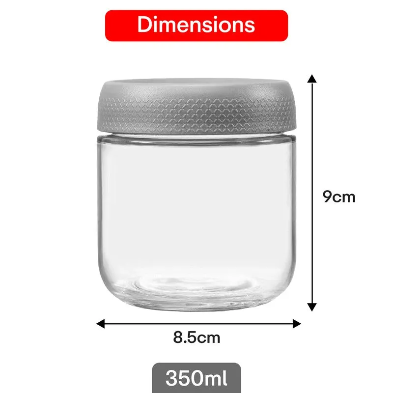 Rioware Transparent Kitchen Container Set (300 mL Each) - Set Of Six media 9