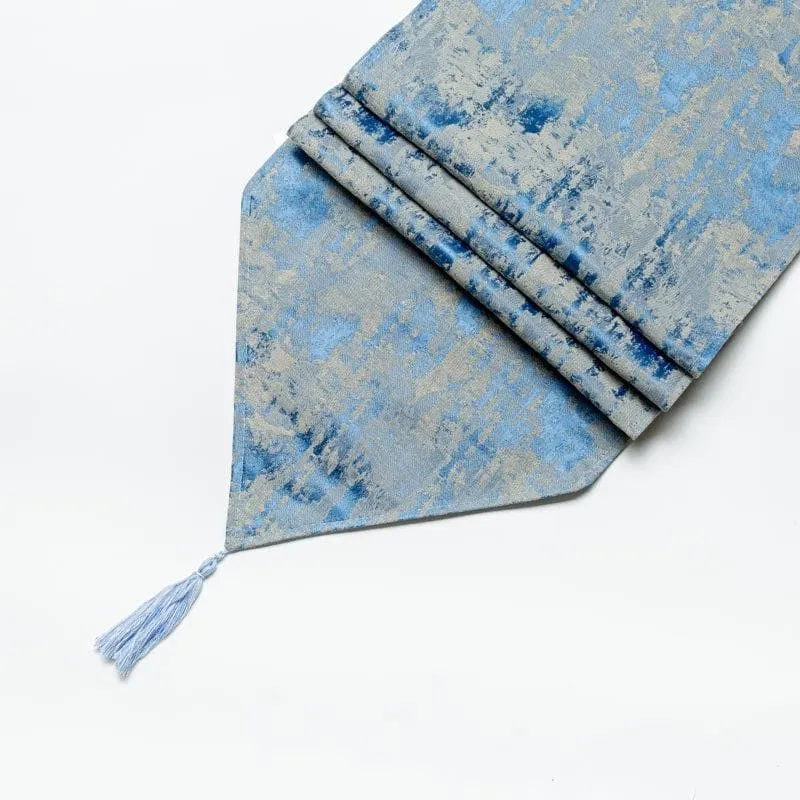 Ketty Jacquard Table Runner - Dark Blue media 4