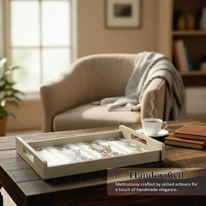 Velora Serving Tray with 4 Coasters - Five Piece Set media 4