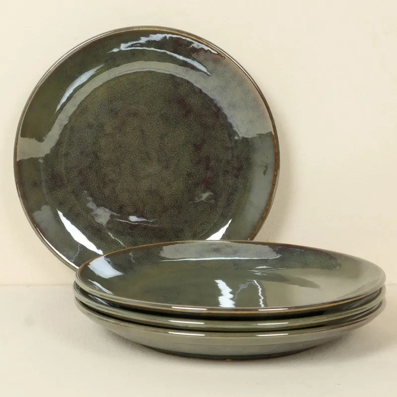Artlume Signature Dinner Plate (Olive Green) - Set Of Four media 4