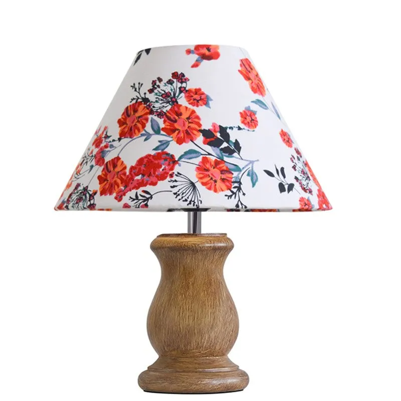 FloraRadiant Wooden Table Lamp media 3