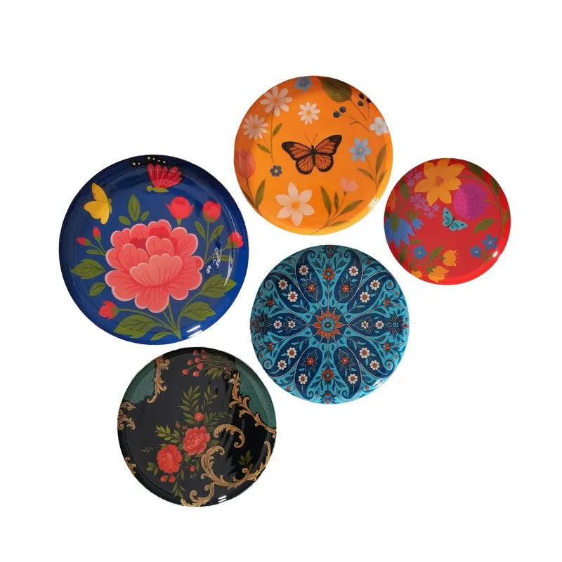 Mystic Garden Wall Plates - Set of Five media 4