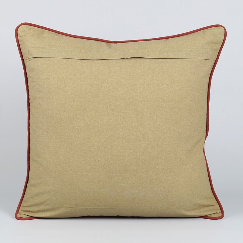 India Circus Frond & Bloom I Cotton Cushion Cover - Set Of Two media 4