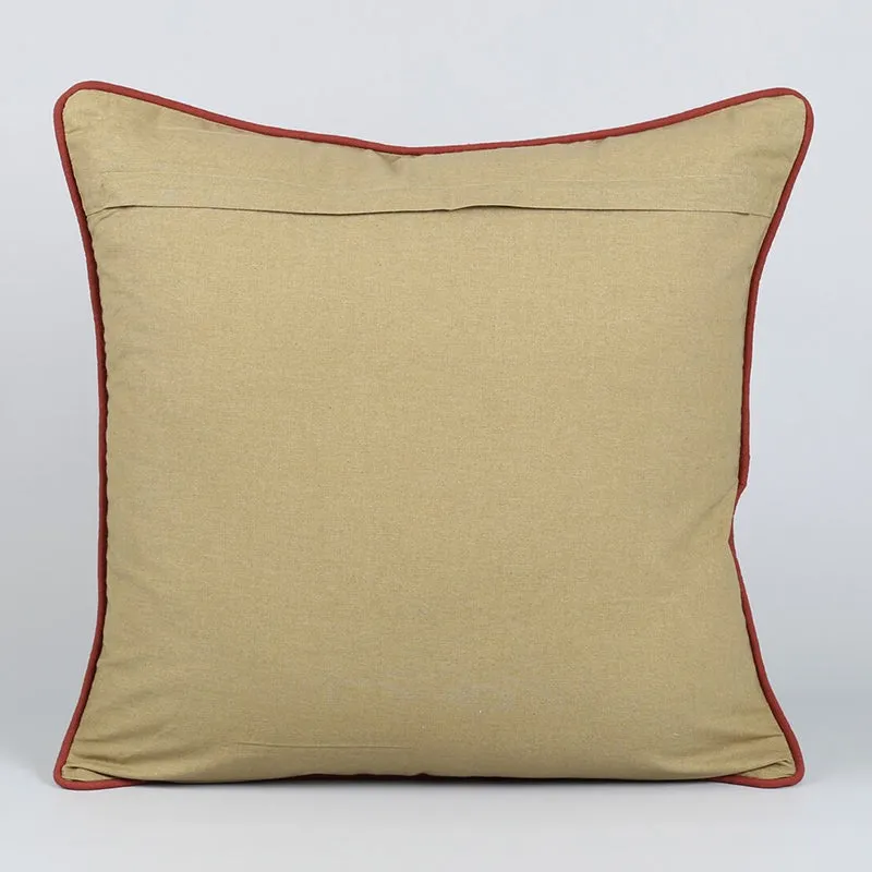 India Circus Frond & Bloom I Cotton Cushion Cover - Set Of Two media 4