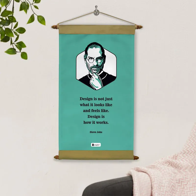 Steve Jobs Motivational Canvas Wall Accent media 1
