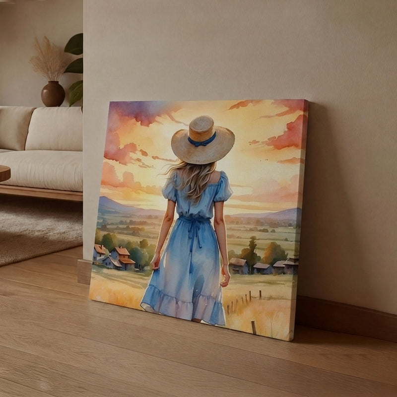 Lavinia Cotton Canvas Wall Art