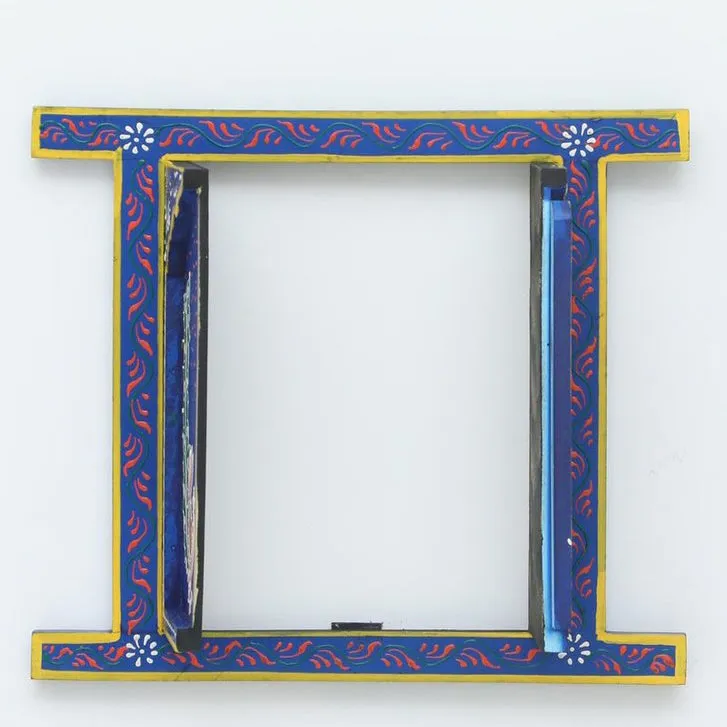Ganesha Peacock Jharokha Wooden Wall Accents media 7