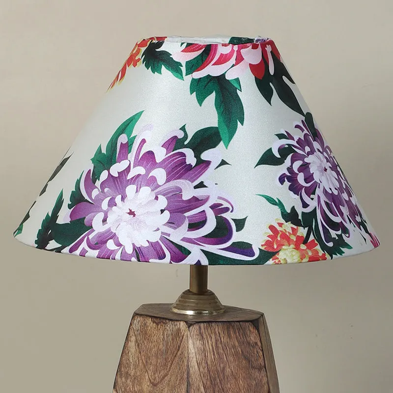 Miyabi Printed Mango Wood Table Lamp - Multicolor media 5