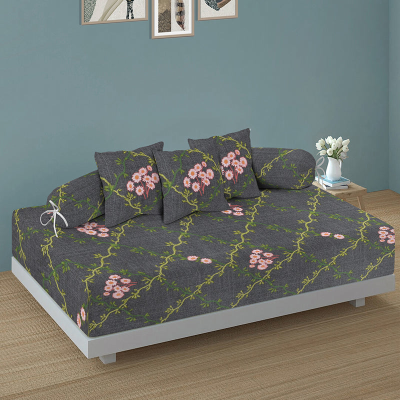 Berlin Weaves Diwan Set - Six Piece Set