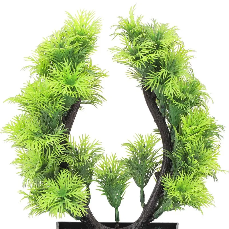Vibora Bonsai Artificial Plant With Plastic Pot - 0.8 Feet media 5