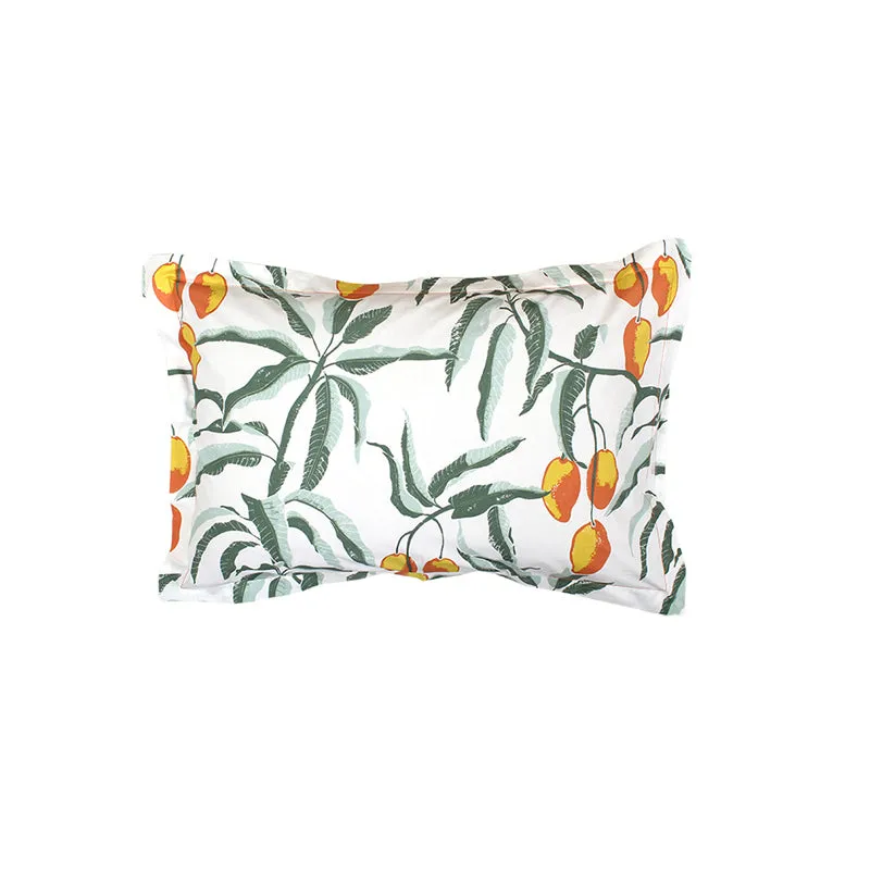 Amra Cotton Bedsheet (Orange) - 180 TC media 5