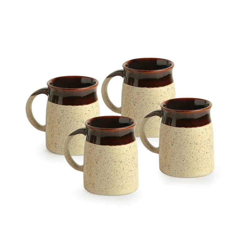 Marlowe Ceramic Coffee Mug (320 mL Each) - Set of Four media 3
