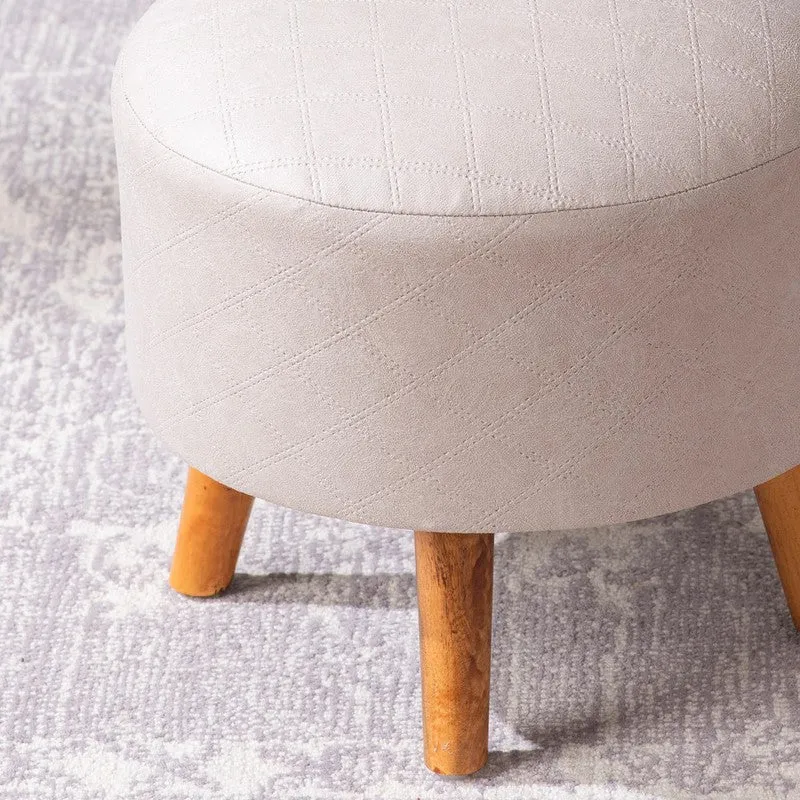 Urban Pouf Ottoman (Grey) - Set Of Two media 3
